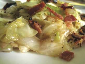 Kittencal's Fried Cabbage With Bacon