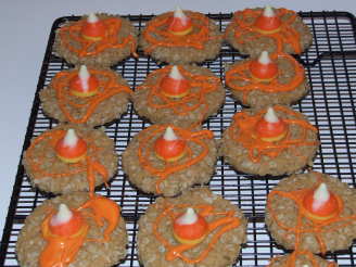 Kisses Candy Corn Autumn Cookies