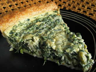 Tre's Spinach and Feta Cheese Quiche