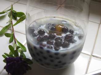 Frozen Blueberries, Rice Milk, and Honey