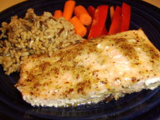 Delicious and Simple Baked Salmon With "fancy" Sauce