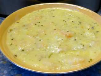 Shrimp and Goat Cheese Grits