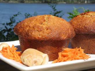 Double Ginger Carrot Muffins {big Ones]