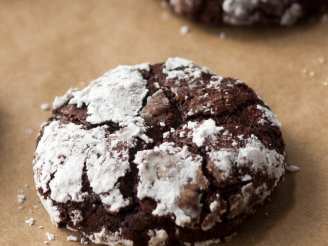 Flourless Deep Dark Chocolate Cookies