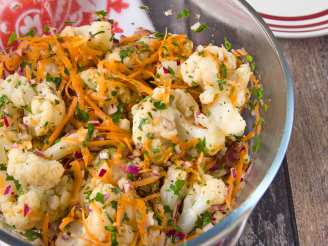 Marinated Cauliflower and Carrot Salad