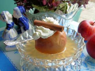 Poached Apples in Calvados