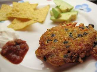 Black Bean, Corn, and Cheddar Fritters