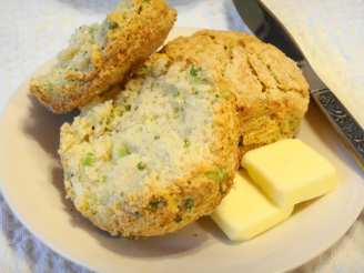 Buttermilk Biscuits With Green Onions, Black Pepper and Sea Salt