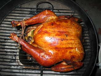 Brined, Herb Grilled Turkey