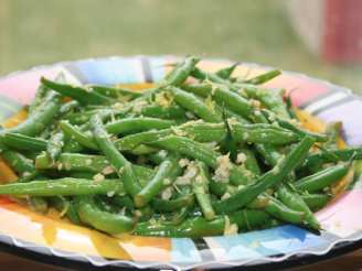 South Beach Green Beans With Garlic and Lemon