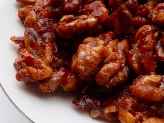 Super Easy Candied Walnuts
