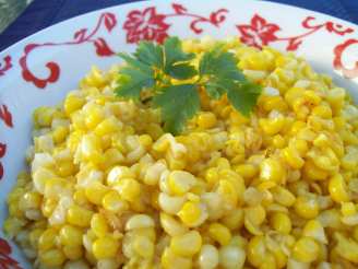 Buttery Fried Corn with Bacon