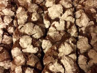 Chocolate Mint Snow Top Cookies