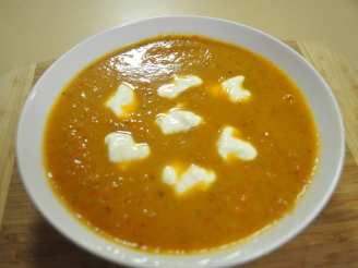 Vegetable Lentil Cream/Soup
