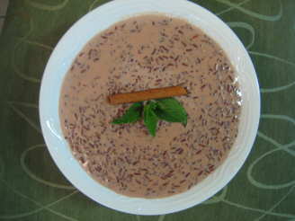 Thai Red Rice Pudding