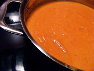 Roasted Red Pepper Coconut Soup