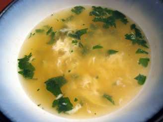 Straciatella Soup  (Italian Egg Drop Soup)