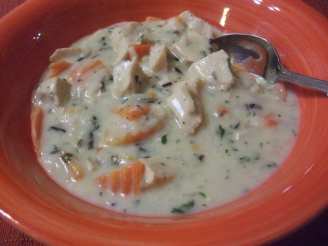 Mel's Creamy Chicken and Wild Rice Soup