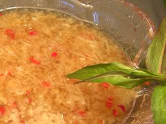 Vietnamese Ginger Fish Sauce - Nuoc Mam Gung