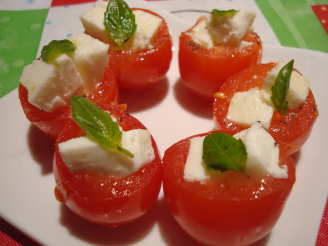 Easiest Stuffed  Cherry Tomatoes Appetizer