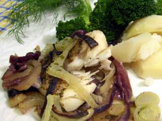 Baked Cod Fish With Anise
