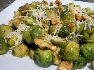 Sauteed Brussels Sprouts With Walnuts