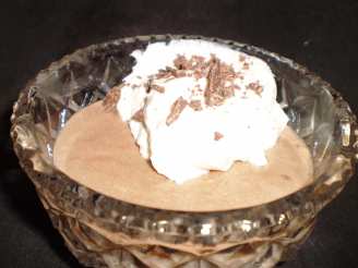 Festive Chocolate Cream Pudding - Microwave
