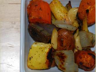 Rootin' Tootin' Roasted Roots - Roasted Root Vegetables in Paper