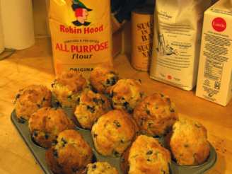Big Blueberry-Busting Muffins