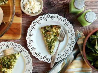 Very Rustic Spinach and Feta Tart
