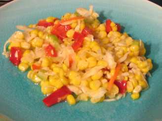 Summer Corn and Cabbage Salad