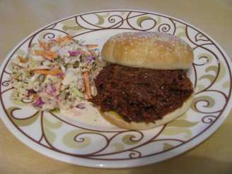Sweet & Smoky BBQ Beef for Sandwiches