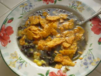 Black Bean Tortilla Soup