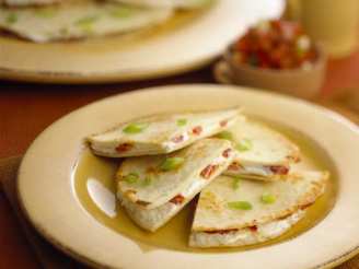Roasted Red Pepper & Goat Cheese Quesadillas