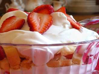 Strawberries and Cream Trifle