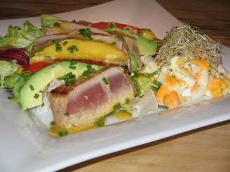 Chinese Tuna With Curry Chive Mayonnaise
