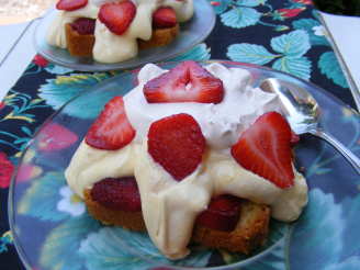 Strawberry Vanilla Pudding Shortcake