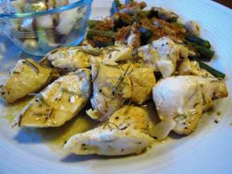 Garlic Roast Chicken With Rosemary and Lemon