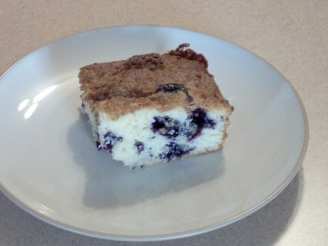 Blueberry Snack Cake With Streusel Topping