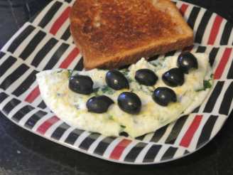 Nif's 1 Ww Pt. Light, Low Fat Spinach and Feta Omelette (Omelet)