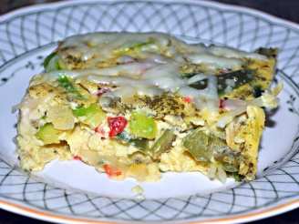 Spring Vegetable Frittata (Low Fat/Low Cal)