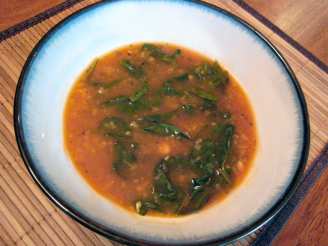 Savory Slow Cooker Bean and Green Soup