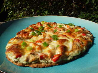 Naan Bread Pizza With Chicken