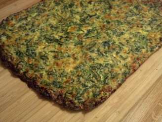 Low Carb Spinach-Cheese "bread"
