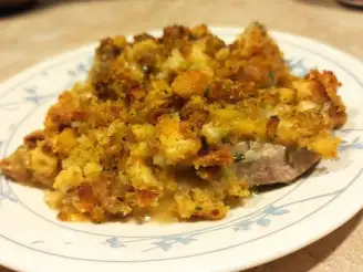 Pork Chop and Stuffing Bake