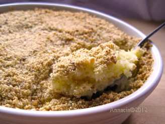 Baked Mashed Potatoes With Parmesan Cheese and Bread Crumbs