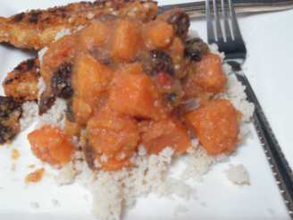 Moroccan Sweet Potato With Couscous