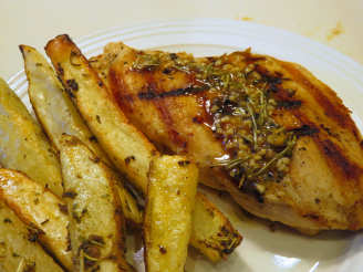 Grilled Chicken With Lemon, Rosemary, and Mustard
