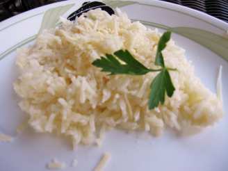 Easy Creamy Garlic and Parmesan Rice