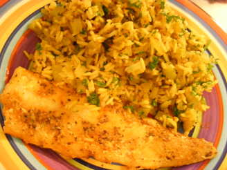 Cajun Fish & Rice Pilaf (21 Day Wonder Diet: Day 19)